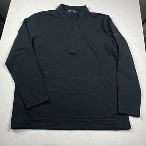 Travis Mathew Mens 1/2 Zip Sweater Blue Long Sleeve Pullover Jacket XXL 2XL